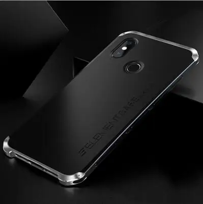 Black Sliver Металлический каркас телефона чехол для Xiaomi mi 8 тонкий жесткий Alu mi nium Hybrid PC Shell для Xiaomi mi 8 Чехлы для Xiaomi mi 8 Funda - Цвет: Black Sliver