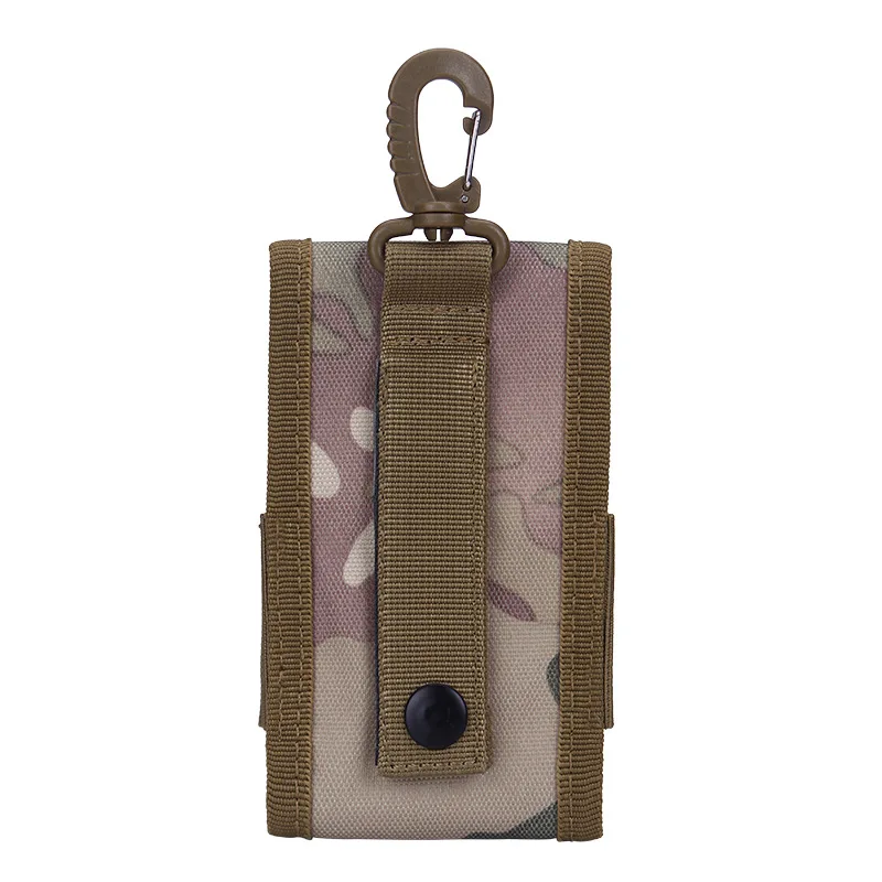 

Tactical Mobile Phone Bag Camouflage Bag Hook Ring Belt Bag Nylon Phone Bag