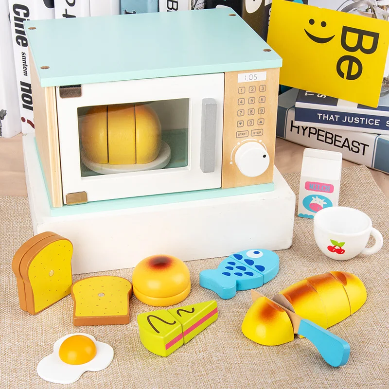 Play House Toys Children's Simulation Kitchen Microwave Suit | Игрушки и хобби