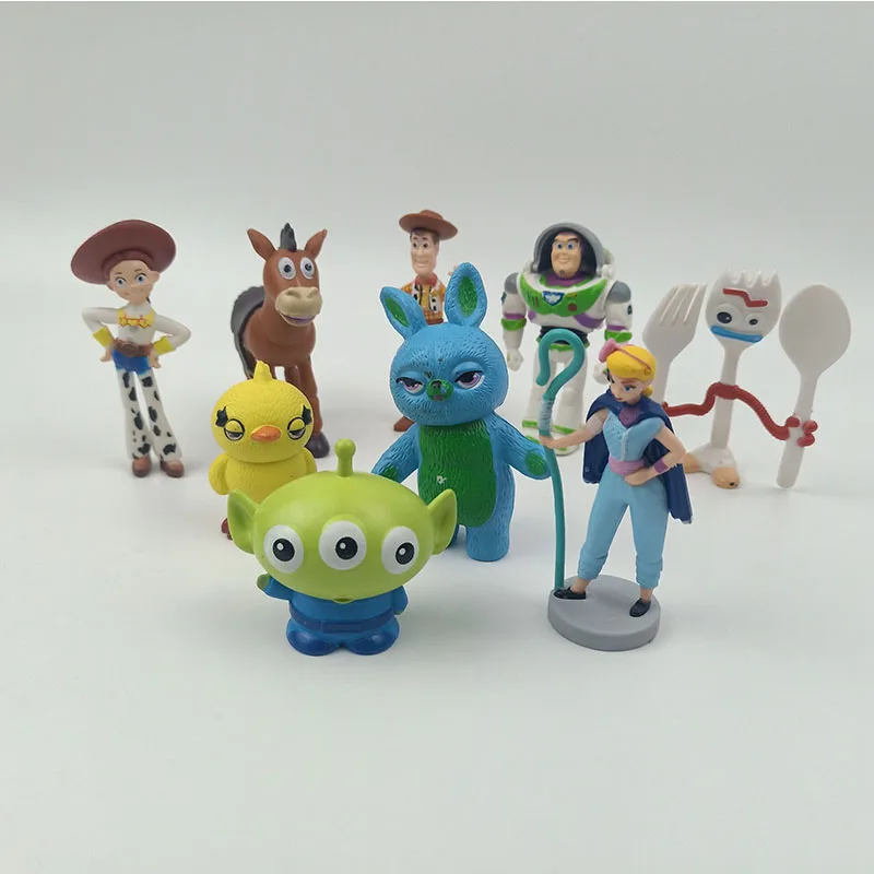 9 шт. экшн игрушки фигурки модельная история 4 блага животные фигурка аниме
