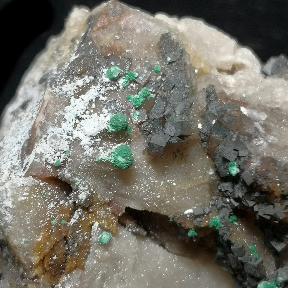 

79g A1-2sun Natural Stone Malachite Mineral Crystal Specimen Home Decoration from qinglong guizhou Province China