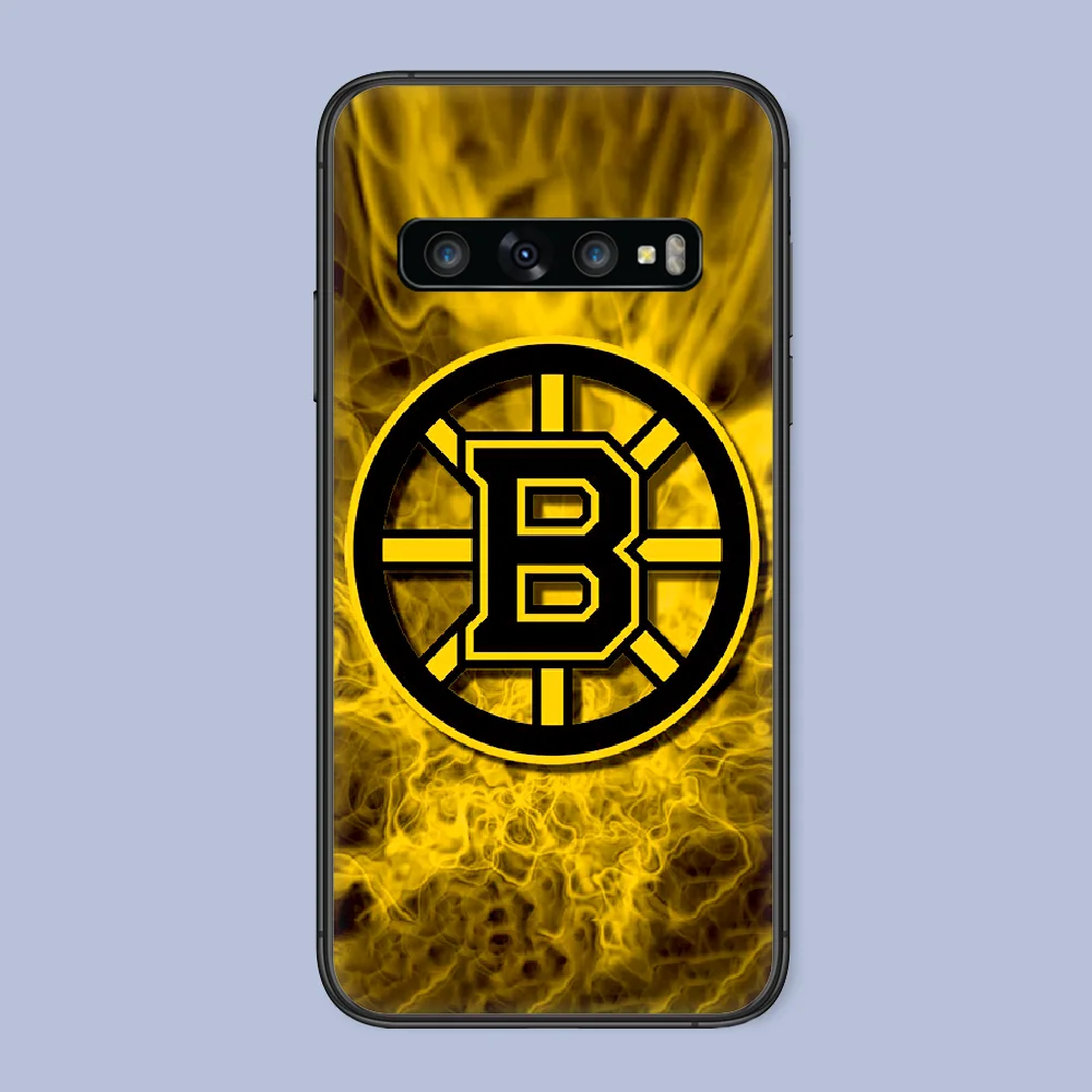 

Boston bear ice hockey team Phone Case For Samsung Galaxy Note S 8 9 10 20 Plus E Lite Uitra black Hoesjes Fashion Cell Tpu