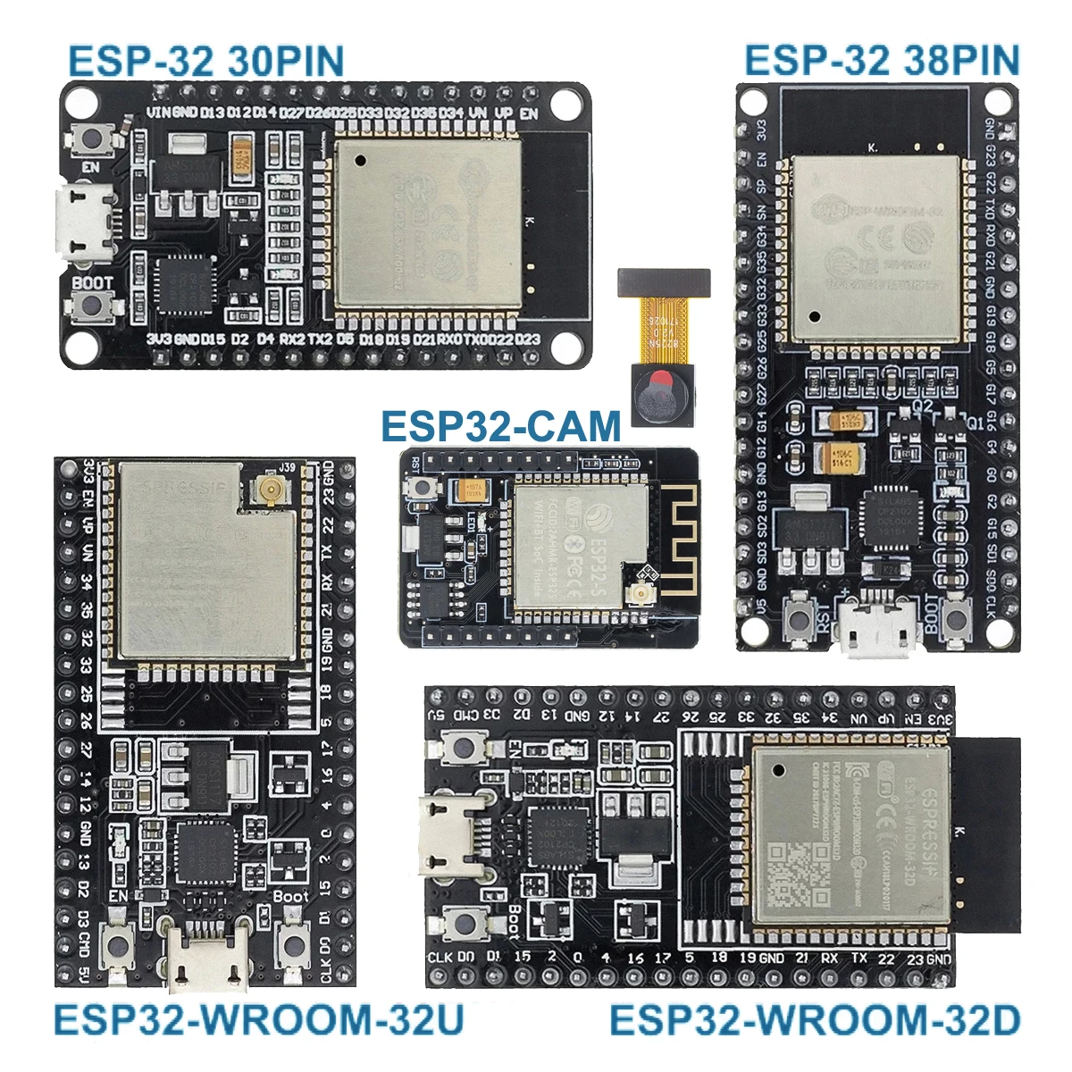 ESP32 макетная плата WiFi + Bluetooth сверхнизкой Мощность потребление двухъядерный ESP 32 32S
