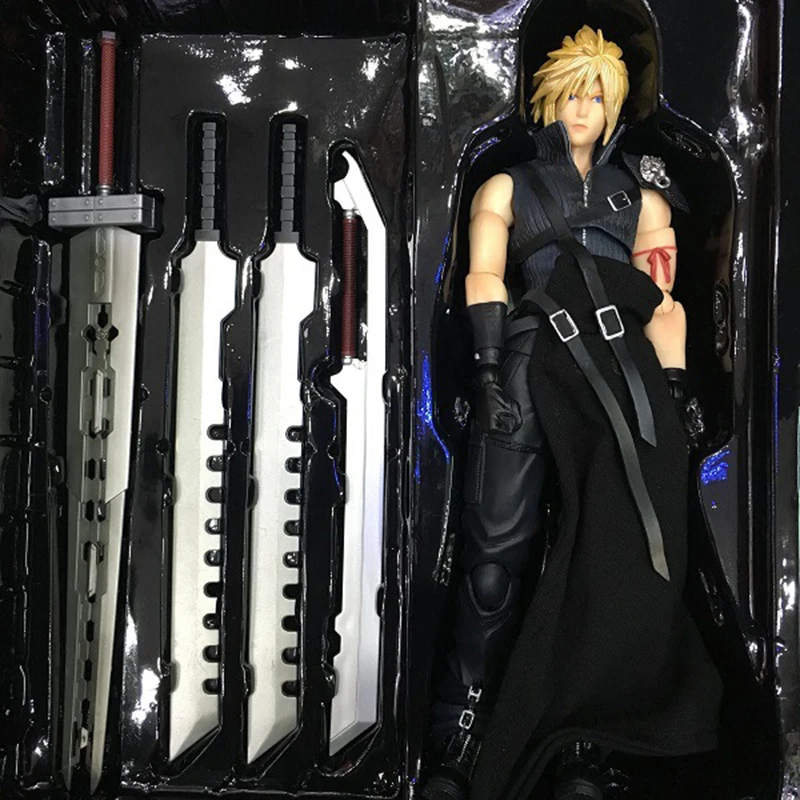 Final Fantasy Figure Play Arts Kai Squall Leonhart Cloud Strife Sephiroth FF VIII FF8 Model Toy 28CM | Игрушки и хобби