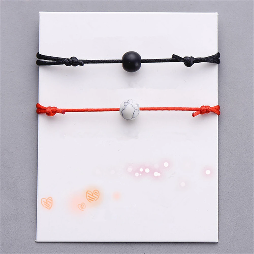 Матовый лавовый камень браслет с бусинами из натурального камня пара плетеных