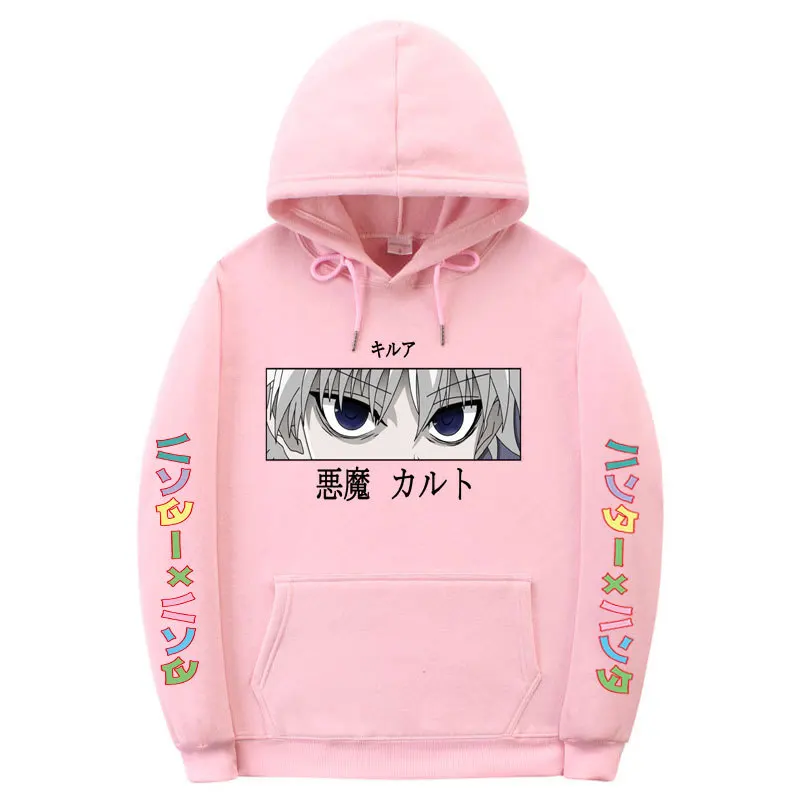 

Streetswear Tops Hunter X Hunter Men's Hoodie Hisoka Sweatshier Kurapika Gon Hisoka Hoodies PulloverJapan Anime Pullover Hoodie