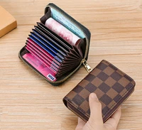 card bag european and american luxury card clip for men and women drivers license anti theft brush multi card card wallet