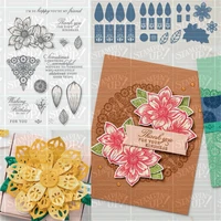 flower metal cutting dies and stamps stencil for scrapbooking handmade knife mould blade punch stencils dies cut model