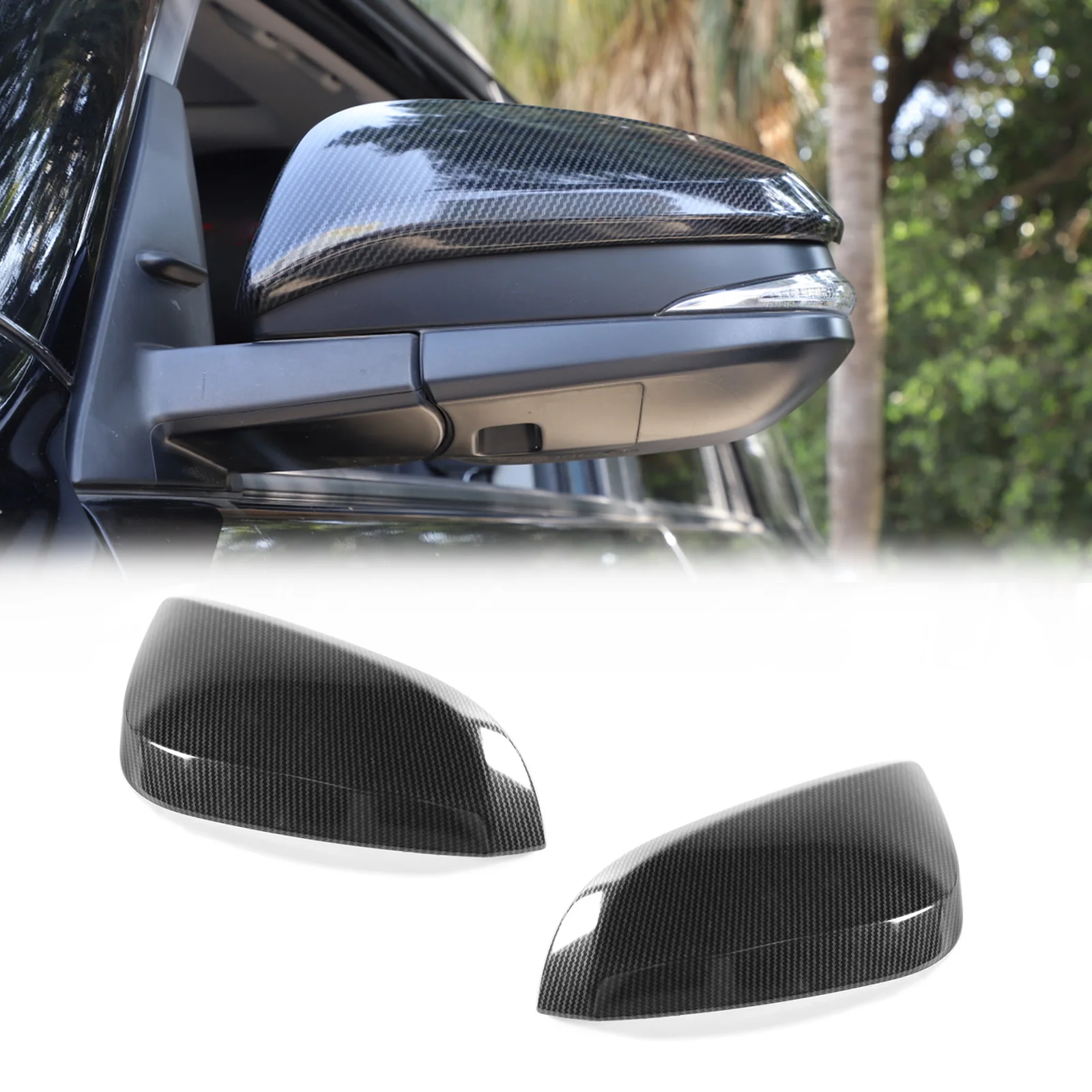 Artudatech крышка зеркала заднего вида из углеродного волокна для Toyota 4runner 2014 2015 2016 2017