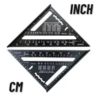 Измерительный инструмент, квадратная линейка из алюминиевого сплава, транспортир, торцовочный инструмент для плотника, направляющая для пилы