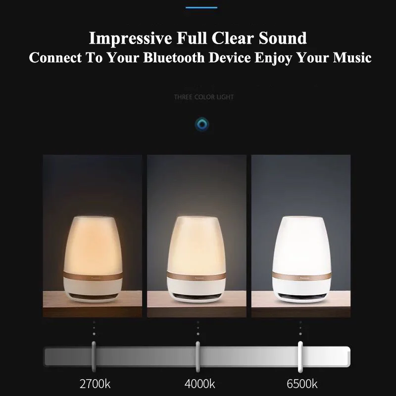 Ночной светильник Panasonic с сенсорным датчиком и Bluetooth-динамиком беспроводной