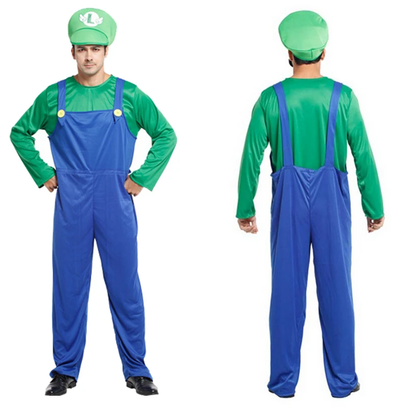 Маскарадный костюм для взрослых и детей лидер продаж супер Марио комплект