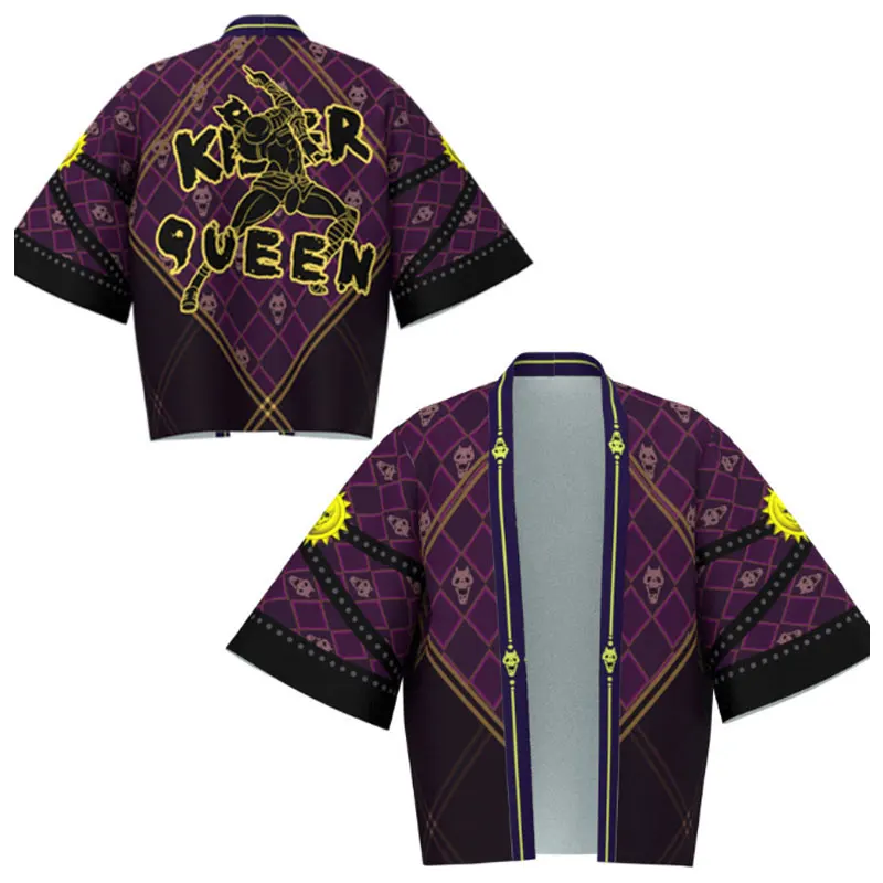 

New Jojo's Bizarre Kira Yoshikage Dio Brando Kujo Jotaro Bruno Bucciarati Rohan Kishibe Cosplay Costume Uniform Adult