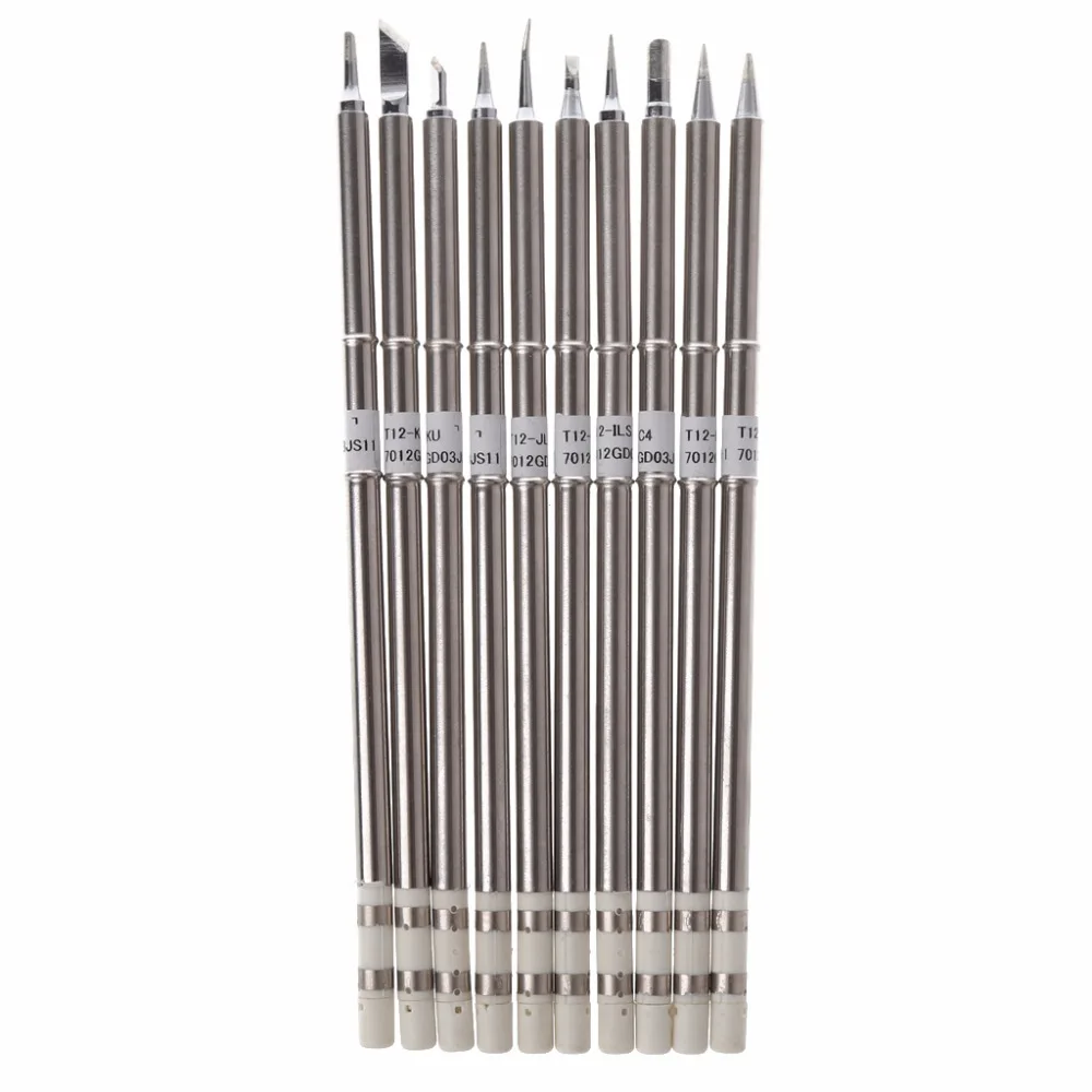 10 шт. T12-B2 D24 C4 ILS JL02 KU K BC2 BL BC1 ПАЯЛЬНЫЕ НАКОНЕЧНИКИ T12 паяльная станция FX-951 FX-95 |