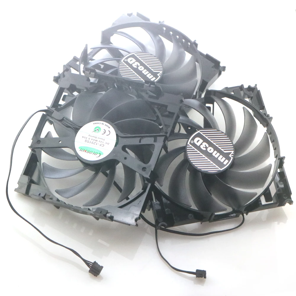 3pcs/lot CF-12915S DC12V 0.35A 85mm VGA Fan For INNO3D GTX770 780 780ti Graphics Card Cooling | Компьютеры и офис