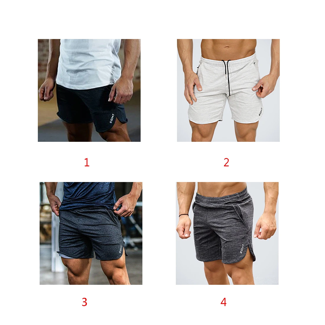 

2019 Summer Men Running Shorts Loose Casual Breathable Cotton Sport Jogging Gym Fitness Shorts Solid Color