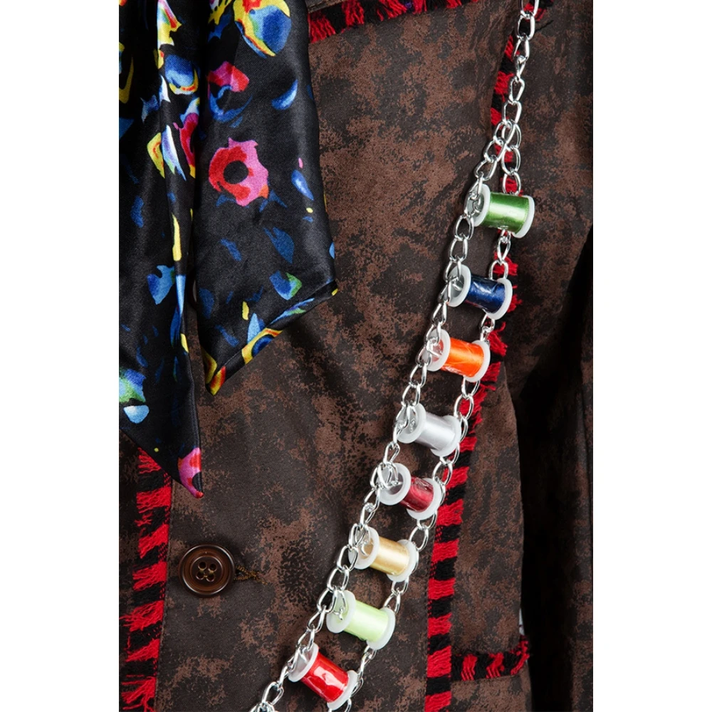 (В наличии) Алиса Косплей Джонни Депп как сумасшедший костюм Хэллоуин для