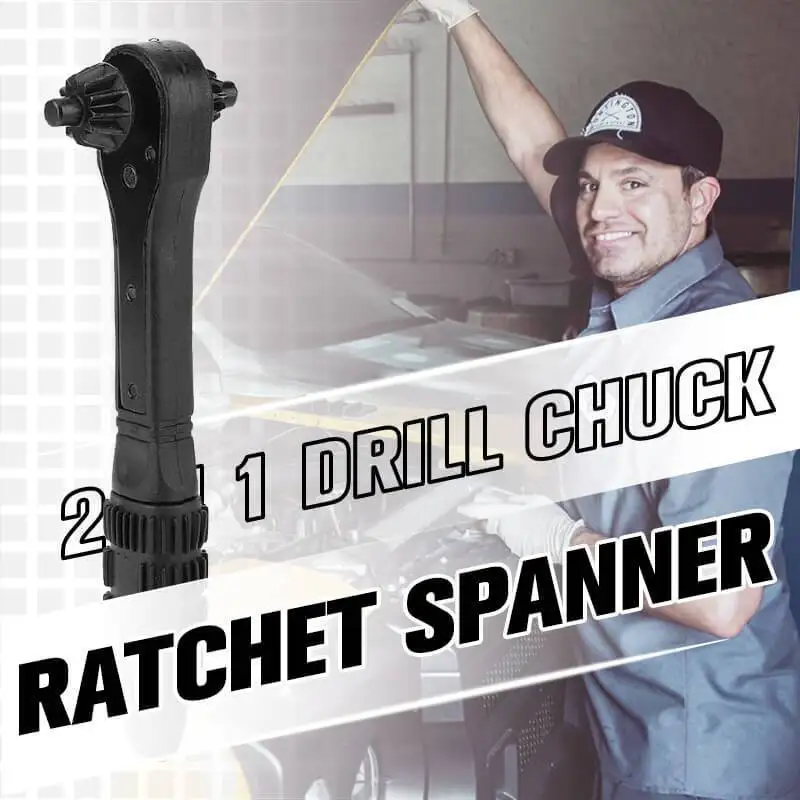 

2 in 1 Drill Chuck Ratchet Spanner Wrench Electric Drill Clamping Tool Chuck Key Drill Presses Multi Universal Power Hammer Dril