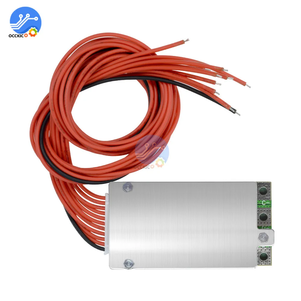 Литий-ионная батарея защита питания доска 10S 36V 15A BMS PCB PCM плата для электровелосипеда предотвращает перезарядку