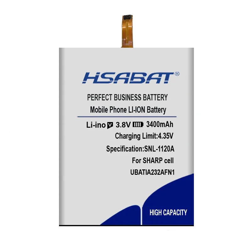 Аккумулятор высокой емкости HSABAT 3400mAh UBATIA232AFN1 для SHARP AQUOS 302SH | Мобильные телефоны и