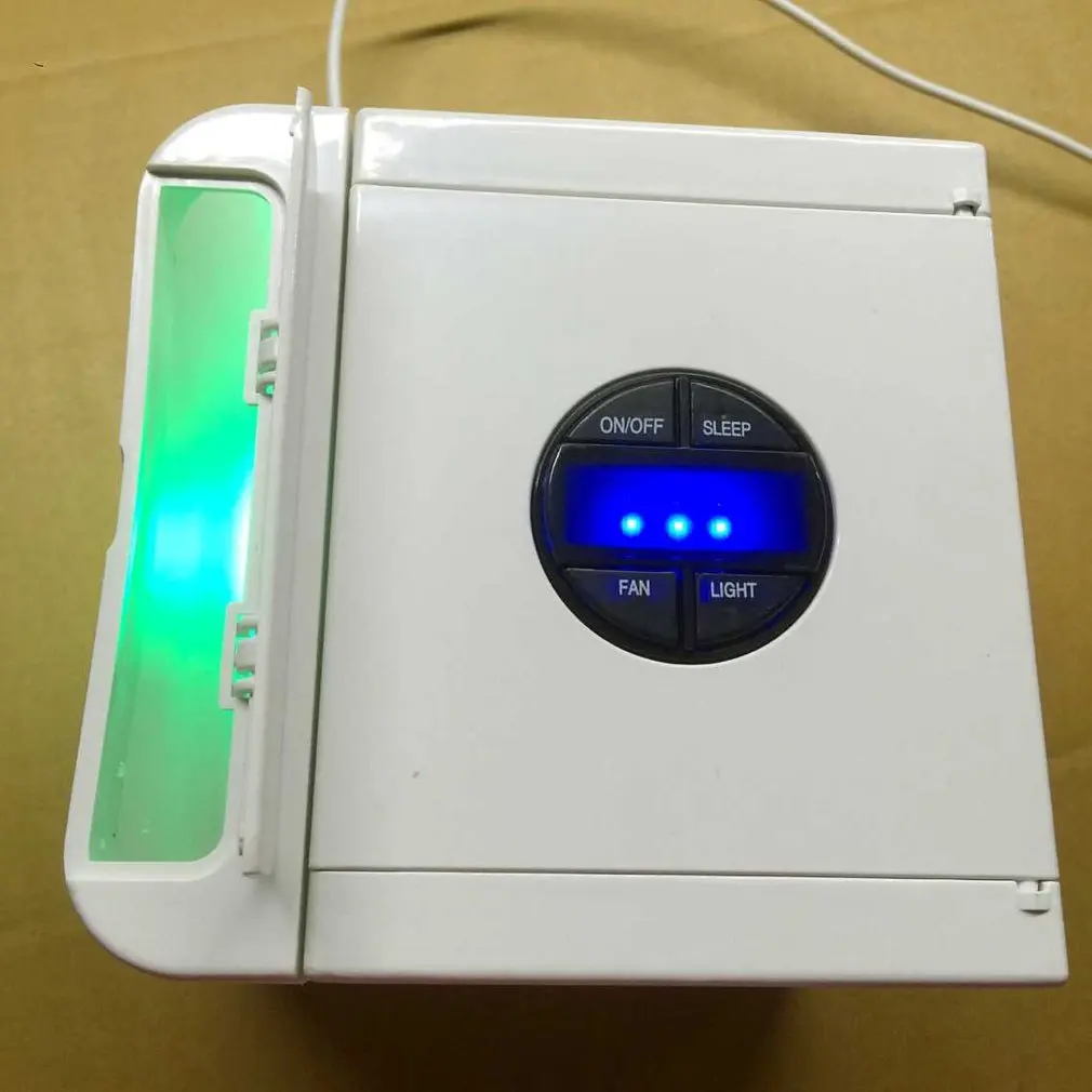 Портативный USB цифровой кондиционер увлажнитель воздуха очиститель 7 цветов