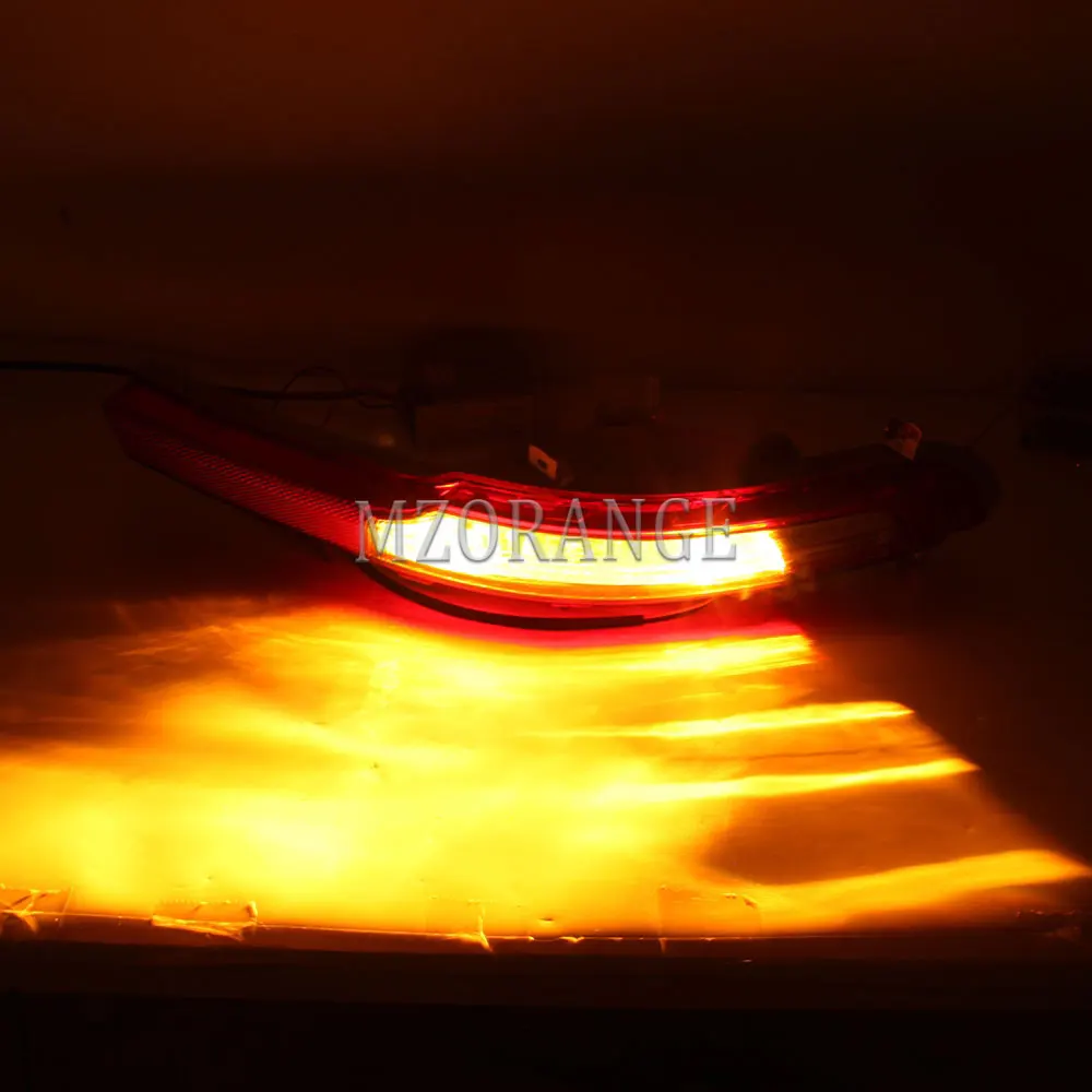 

LED Reflector Rear Trunk Bumper Tail Light For Kia Sportage EU 2010-2013 Red Strip Rear Brake Lamp