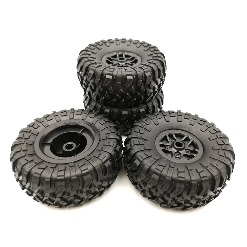 

Wholesale 4pcs Rubber Wheel Rim with Hubs Wheel for 1/12 RC Crawler Car MN D90 D91 MN-90K 91K Toy Replacement Accessories