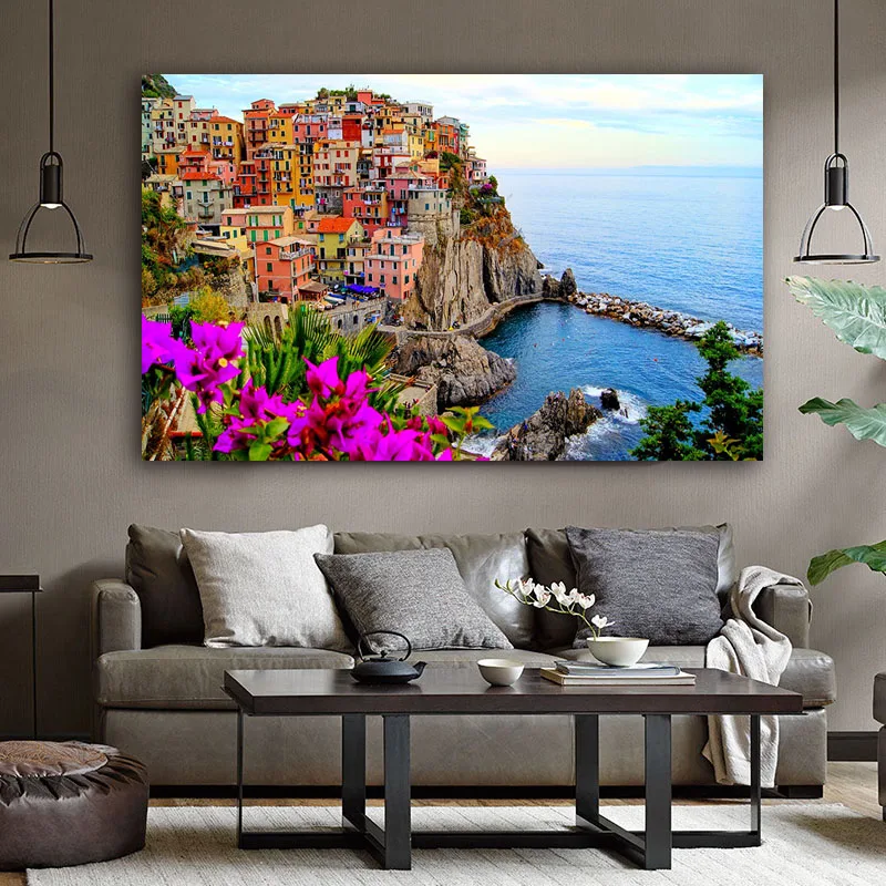 Сделай Сам картинки для раскраски по номерам с видом на море комната живопись