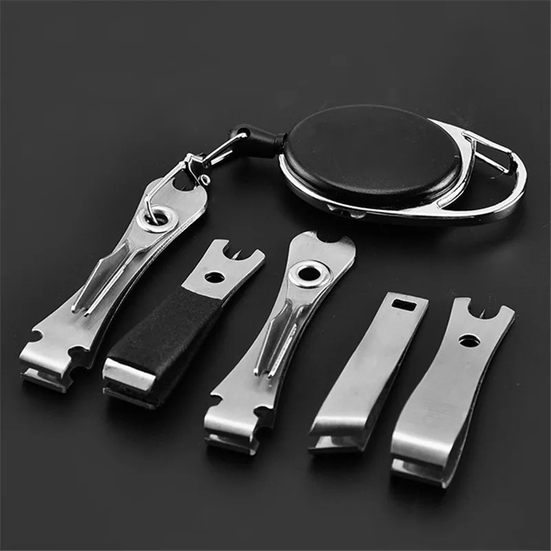 Fishing Line Nail Nipper Clipper Cutter Quick Knot Tying Tool Retractor Tackle Gear Keychain | Спорт и развлечения