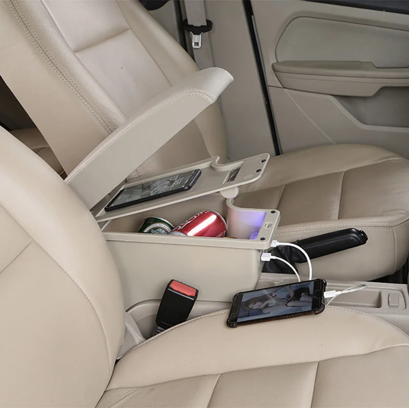 Подлокотник для Ford Focus 2 MK2 2005 2011 центральный контейнер хранения контента в