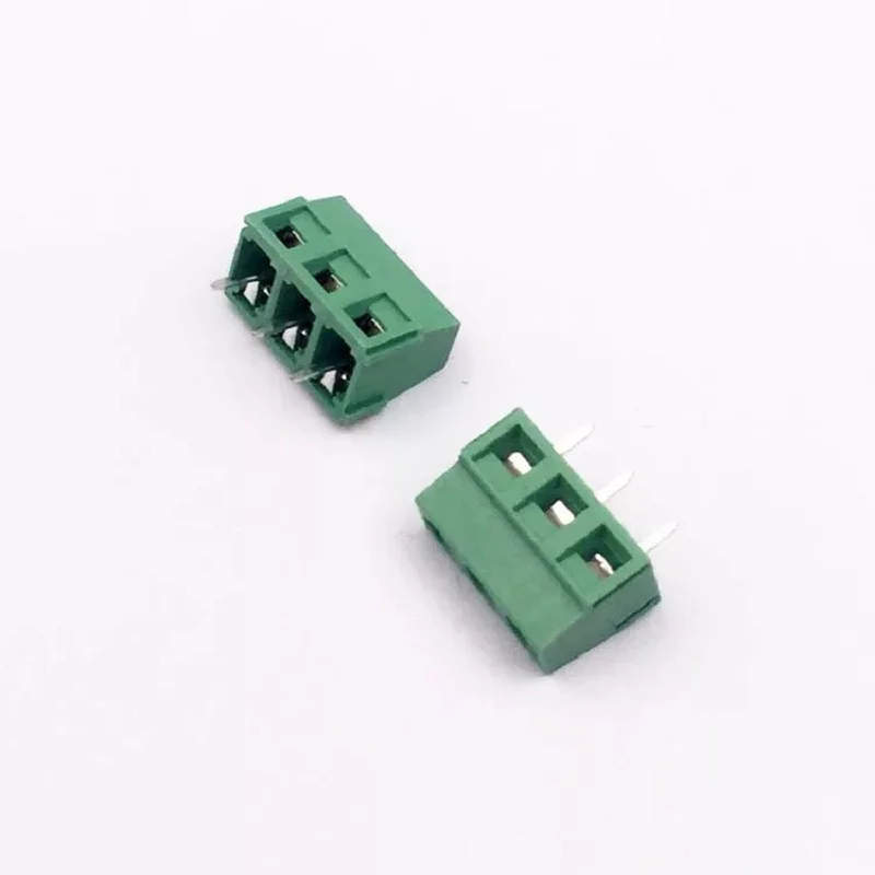 50 шт. шаг 5 0 мм KF128 2P печатной платы Клеммная колодка Connectors2 3 х позиционный может
