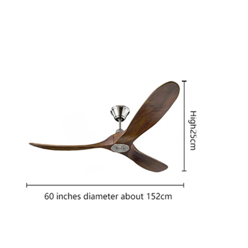 Большой деревянный вентилятор 60 дюймов деревянные потолочные вентиляторы