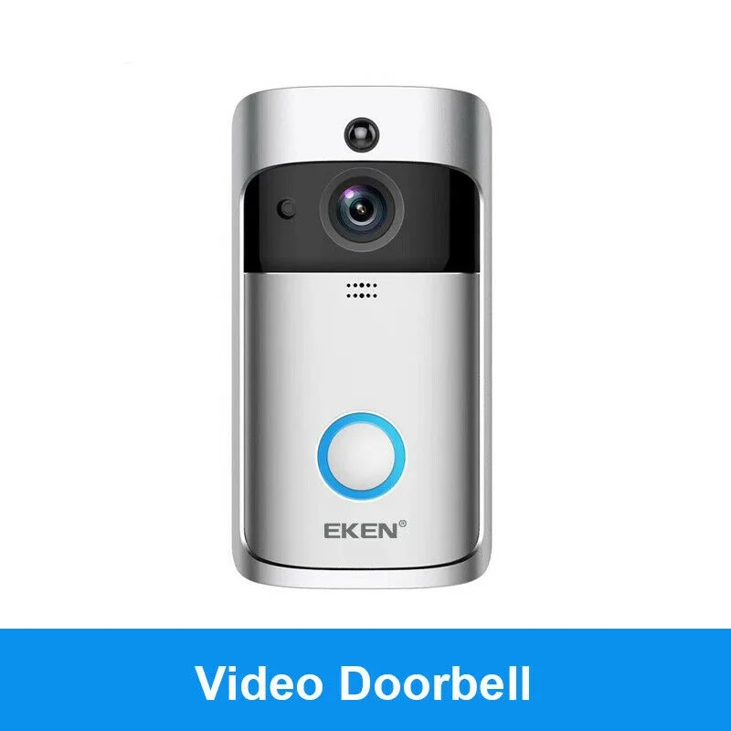 Orijinal resmi EKEN V5 Video kapı zili akıllı kablosuz WiFi güvenlik kapısı Bell görsel kayıt