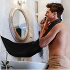 Мужской фартук для бритья бороды для ванной комнаты, полотенце для сохранения крошечной бороды, водонепроницаемая домашняя ткань