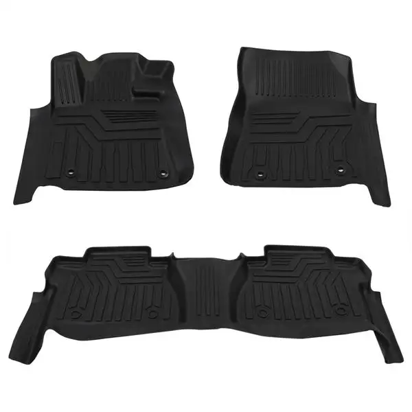

Muchkey TPE Auto Floor Mat For Toyota Tundra 2014-2020 Double / CrewMax Cab 5 Seat Car Waterproof Non-Slip Foot Pad Accessories