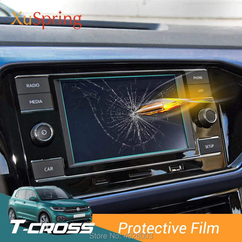 Автомобильная навигация с закаленным стеклом Стальная Защитная пленка для