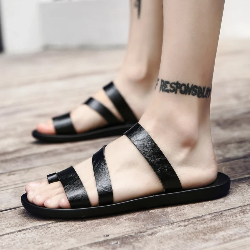 

Sandalia Masculino Sandalias De Cuero Para Hombre Transpirables Summer Sandals Men Shoes Beach For Slides Sandali Uomo