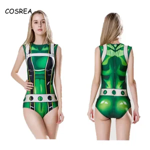 anime boku no hero academia costume spandex swimsuit froppy my hero academia asui tsuyu cosplay su ku water one piece swimsuit free global shipping