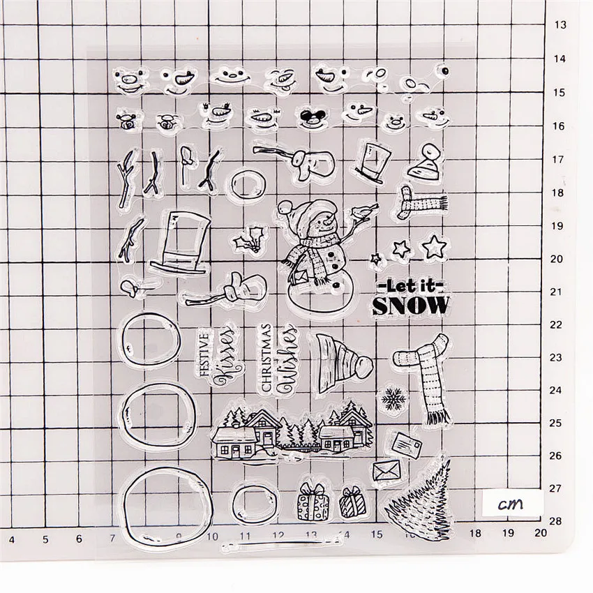 Штампы для скрапбукинга силиконовые 11 5*15 5 см горячая Распродажа дюйма | Дом и сад
