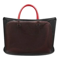 1 pc multifunction black red large capacity car storage net bag handbag purse pet net barrier automobile interior accessories