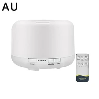 aroma diffuser 500 ml electric ultrasonic essential oils diffuser air atomizing humidifier with remote control pure white
