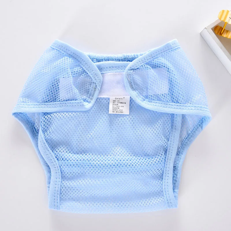 

Baby Nappies Reusable Washable Cloth Mesh Diaper Breathable Nappy Cover Waterproof Newborn Baby Traning Panties Diapers Pocket