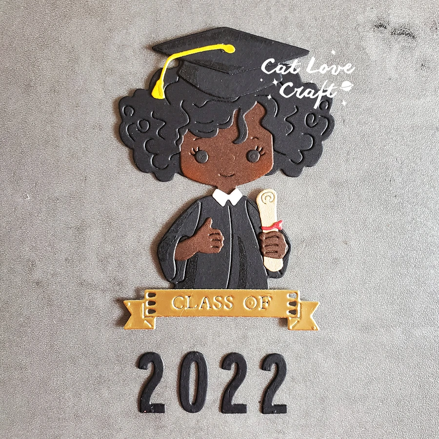 Выпускного вечера для бакалавра форма металлический Трафаретный вырубной штамп