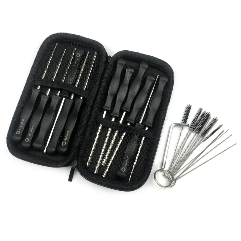 

12pcs Carburetor Adjustment Tool with Cleaning Needle Brush Kit for 2 Cycle Engine for Poulan Trimmer Weedeater Chainsaw