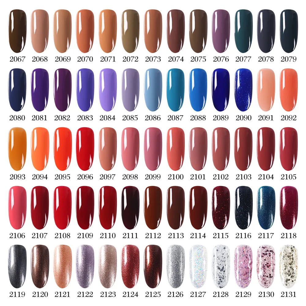 NAILCO 3 шт. 131 цветов Гель-лак для ногтей полуперманентный Смешанный УФ-гель Varnis без