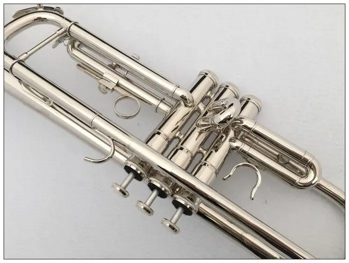 Труба Stradivarius TR-600 музыкальный инструмент плоская серебристая золотистая для