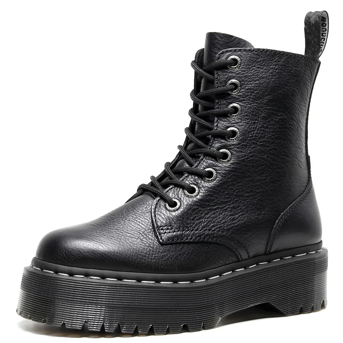 

Leather Hiking Boots Size34-41 Chunky Motorcycle Boots for Women Autumn 2020 Fashion Round Toe Combat Boots Women Winter Boots