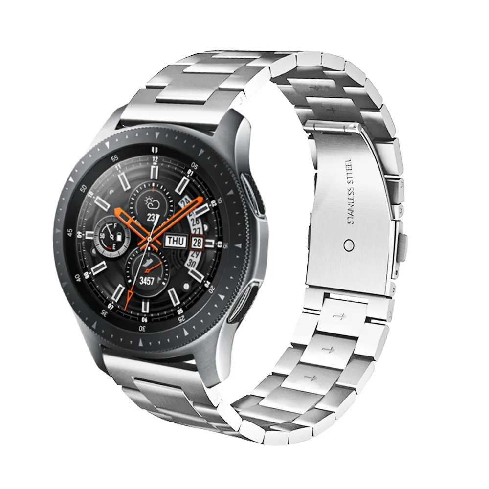 Металлический браслет из нержавеющей стали ремешок для samsung galaxy watch 46 мм 42 gear S3