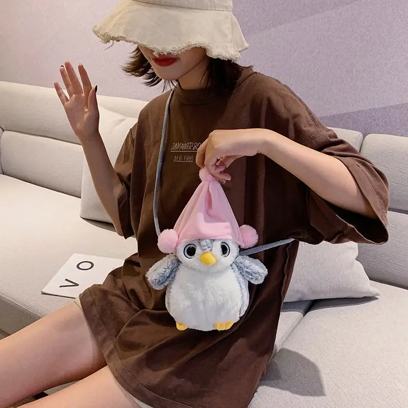Candice guo плюшевая игрушка мягкая кукла мультяшное животное пингвин полярный