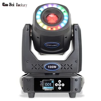 dmx light led moving head 100w spot backlight high quality lyre gobo with prism projector for dj disco party